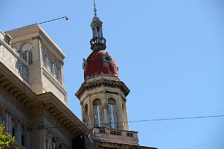 12 Inmobiliaria Building Red Dome Close Up Avenida De Mayo Buenos Aires